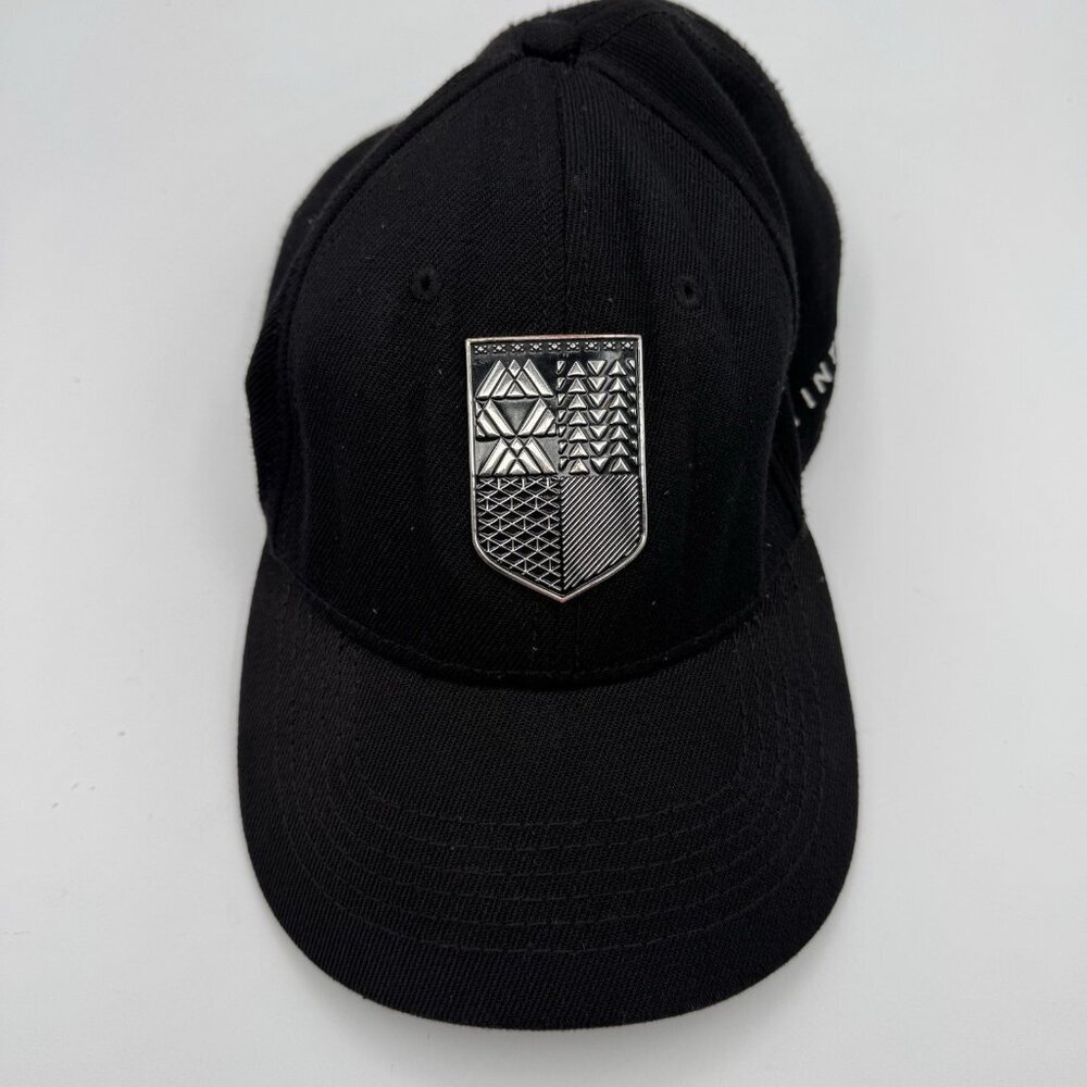 Destiny Guardian Metal Crest Snapback Cap Hat Emblem Black Bungie Numskull